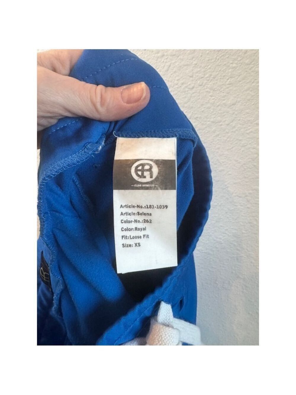 ELIAS RUMELIS Jogger Pants Royal Blue XS - Picture 7 of 11